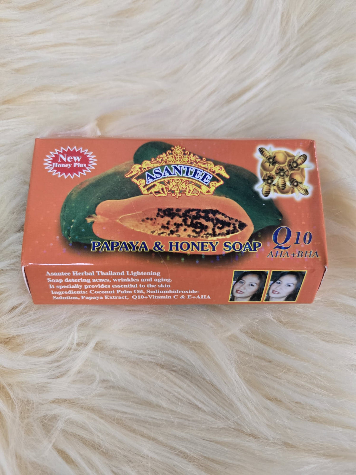 Asantee Papaya Soap with Honey Plus