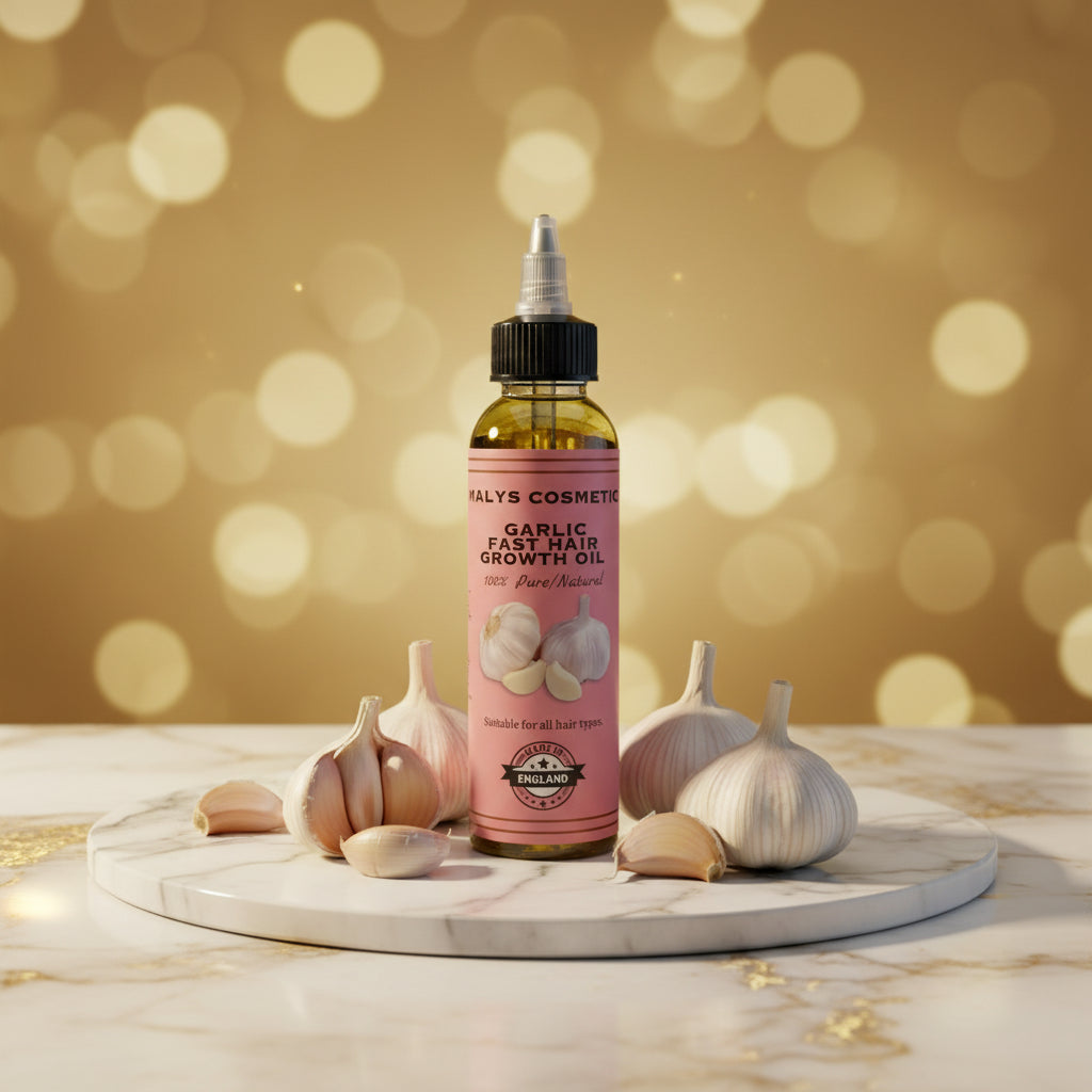 Garlic Fast Hair Growth Oil – 100% Pure & Natural, All Hair Types