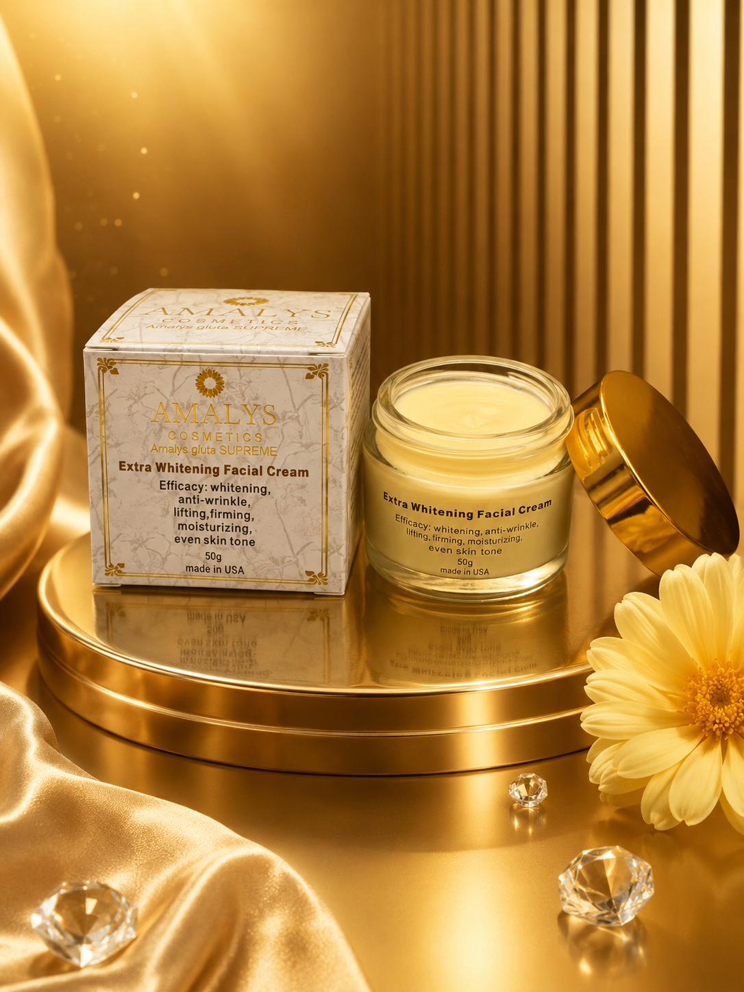 Amalys Cosmetics Extra Whitening Facial Cream – 50g