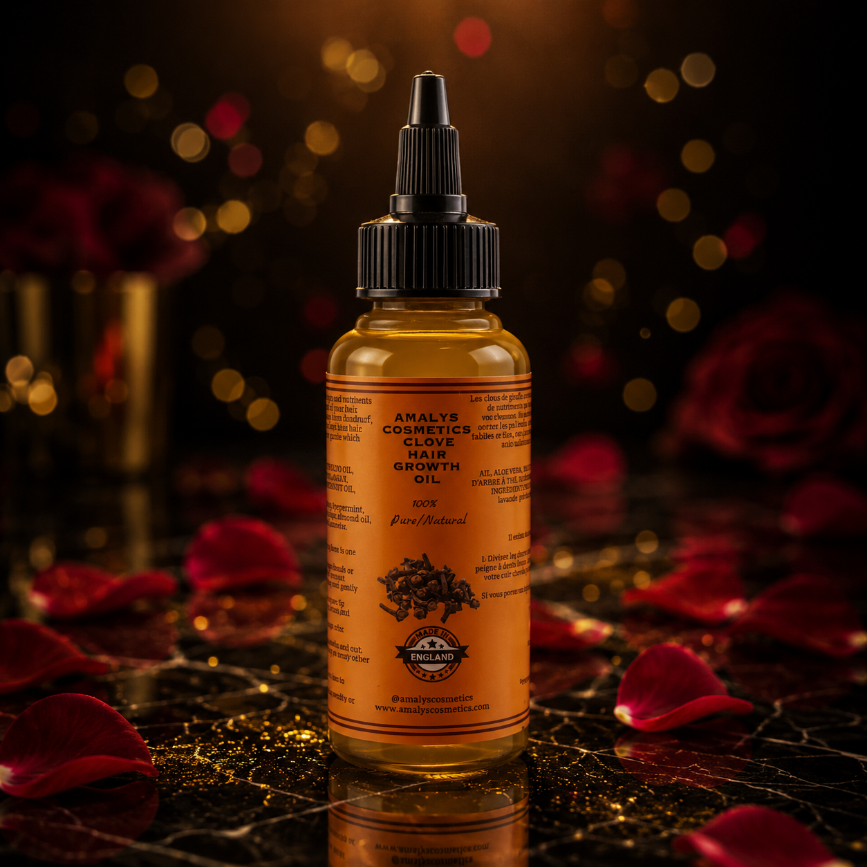 Amalys Cosmetics Clove Hair Growth Oil – 100% Pure & Natural Image