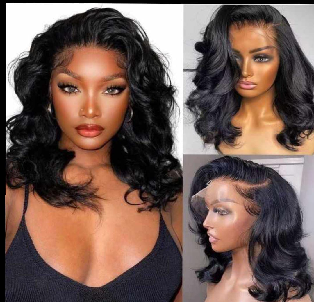 18 inch Loose Body wave wig Raw virgin hair 180% Density, Glueless.