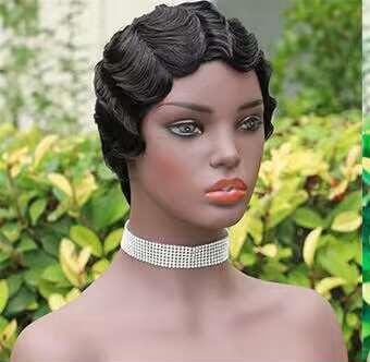 1B Pixie short wig  glueless virgin hair