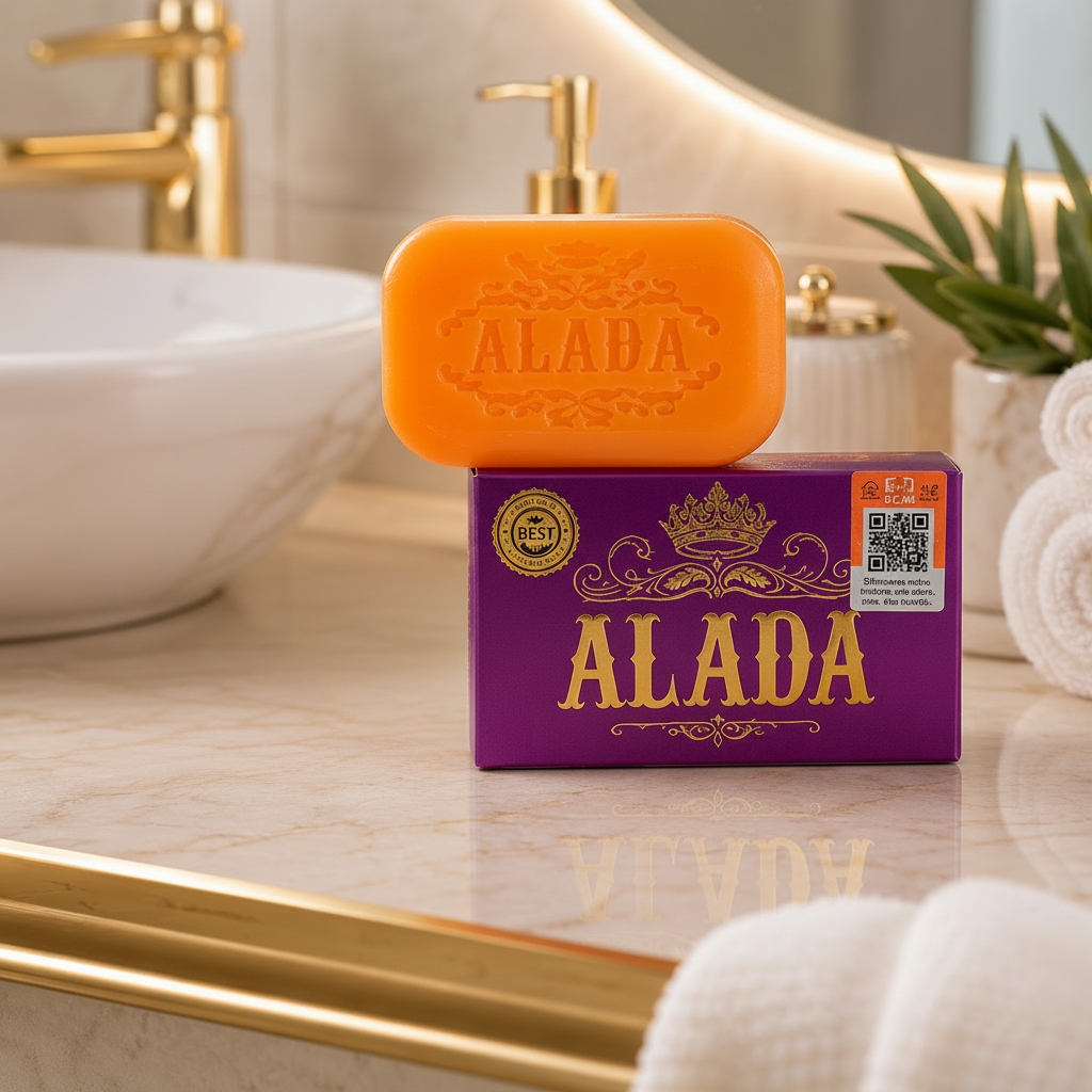 Alada Whitening Soap Natural Brightening Extract, Face & Body, 160g