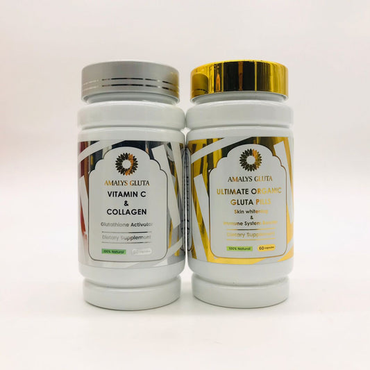 Ultimate Organic Pills + Vitamin C & Collagen (The Most Lighting Set)